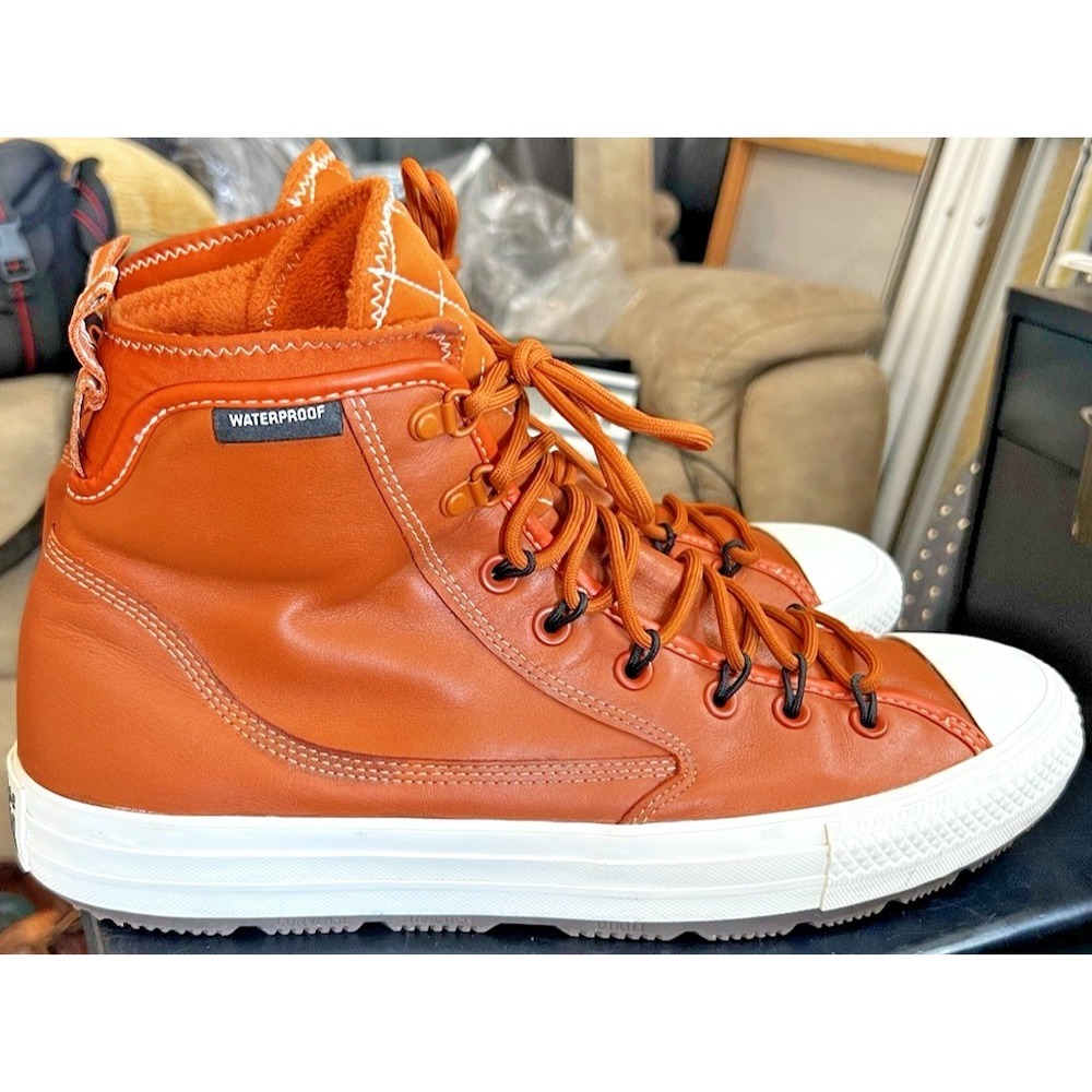 Converse Chuck Taylor All Star All Terrain Hi Brown Leather/White Men's Size 13